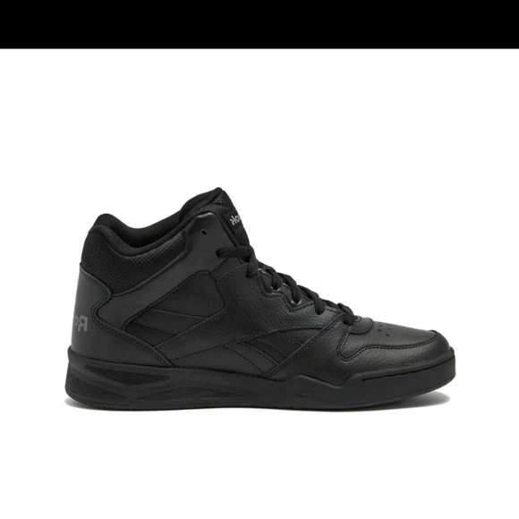 Reebok Royal BB4500 Hi 2 Shoes Leather Basketball Shoes- Black Alloy - Picture 10 of 10